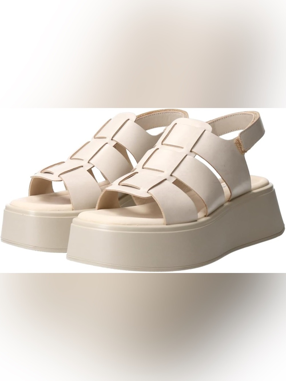 Vagabond Women's Slingback Slide Sandal in Off White Size 10